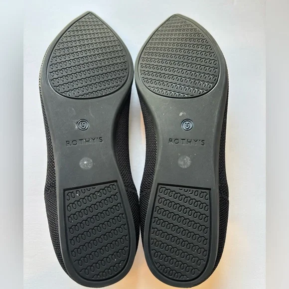 Rothy's The Point Black Size 9 Authentic with Insoles - Picture 11 of 12